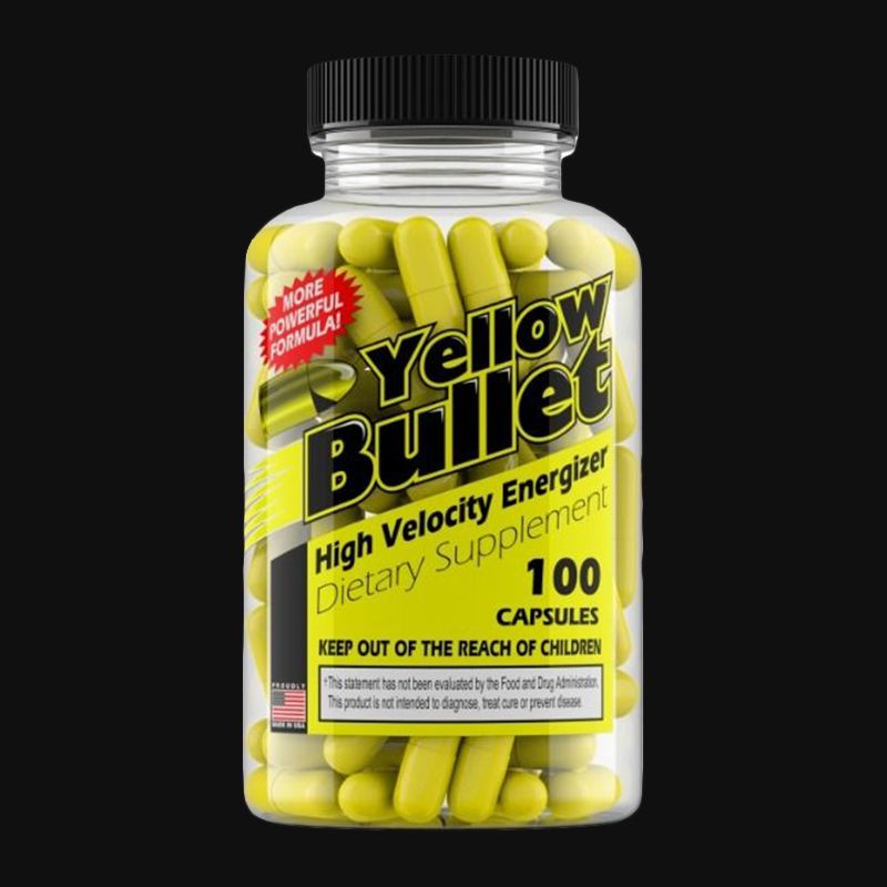 Hard Rock Yellow Bullet Ephedra 100caps